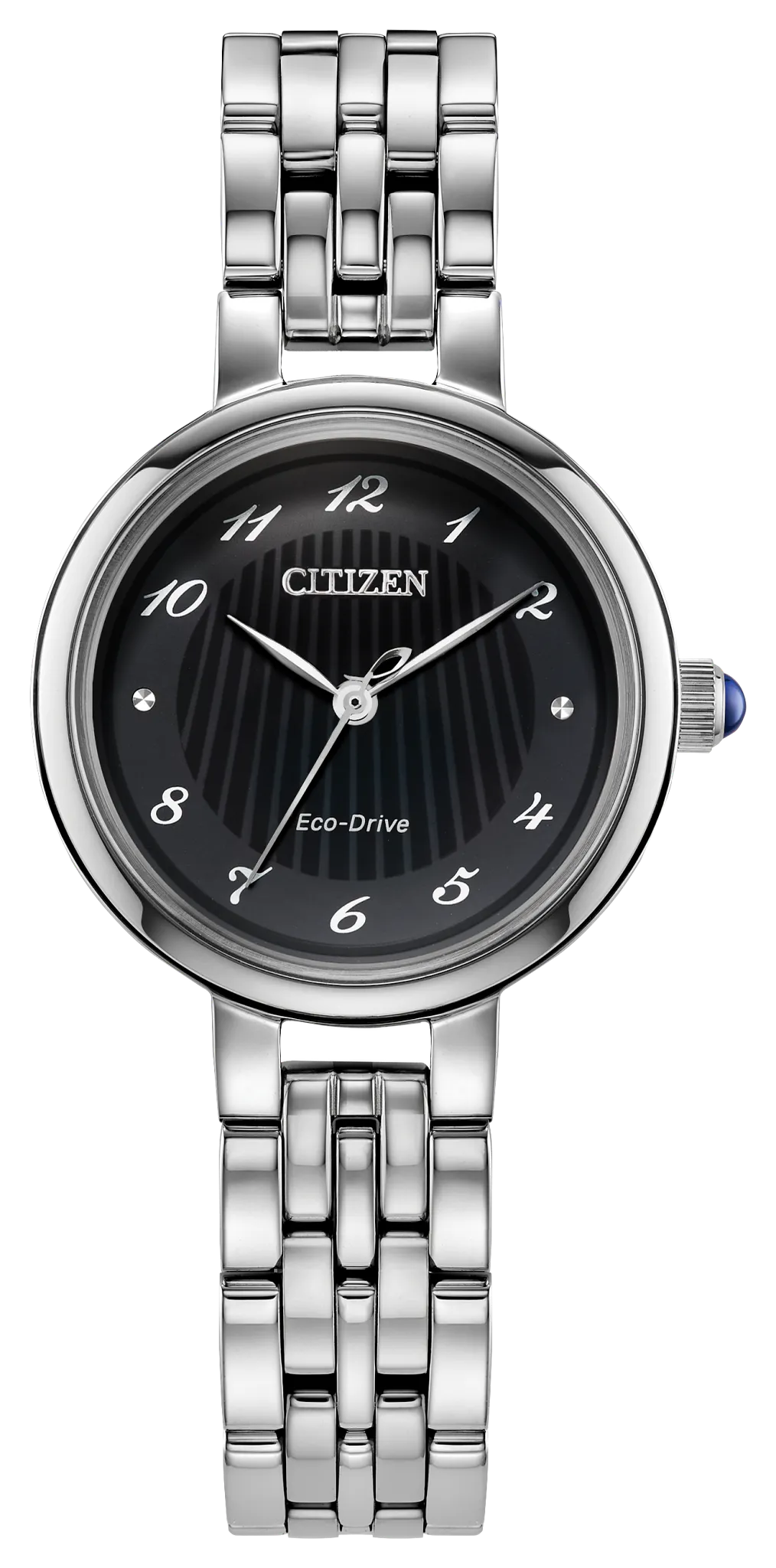 Citizen L Classic Black Dial Stainless Steel Bracelet EM0990-81E